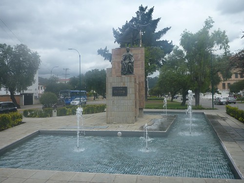 Fountain near the university